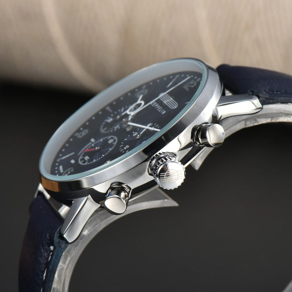 Zeppelin 100 Years Blue Chronograph Watch