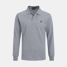 Long-sleeved polo shirt