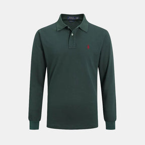 Long-sleeved polo shirt